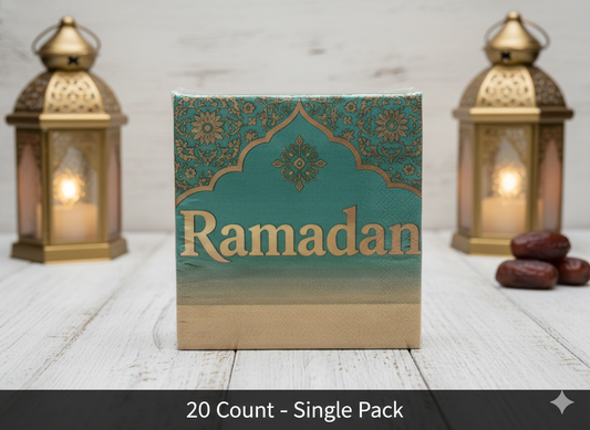 Ramadan Collection Luncheon Napkins – 20 Count (6.5″ × 6.5″)