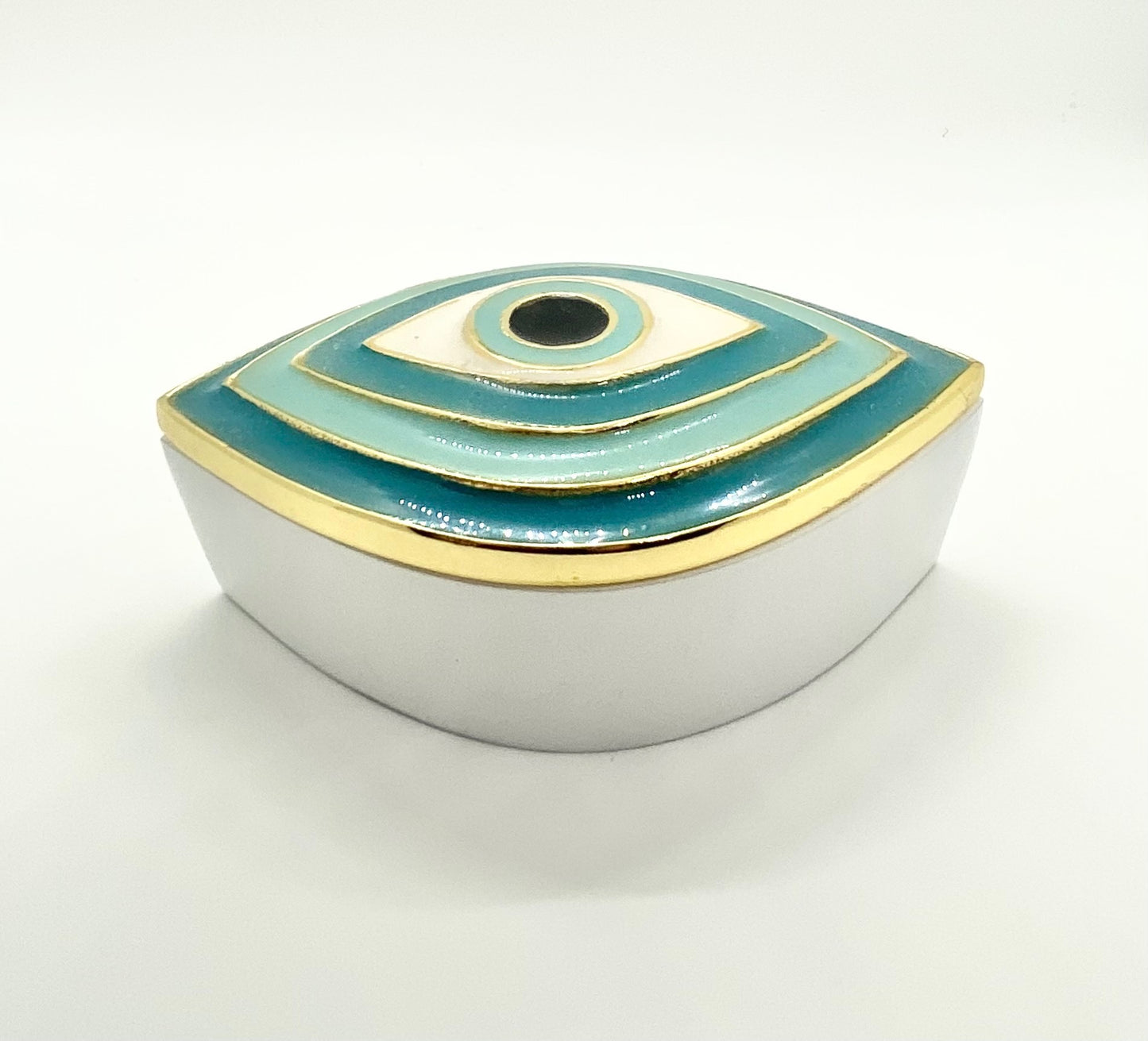 Enamel Evil Eye Box