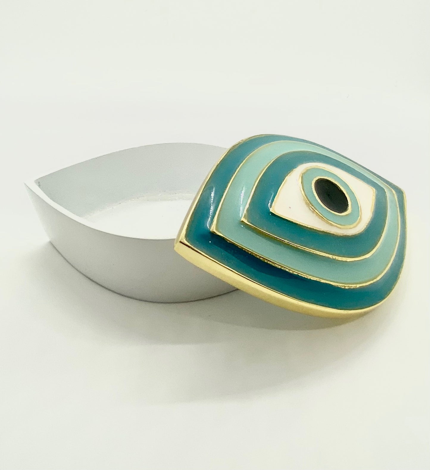 Enamel Evil Eye Box