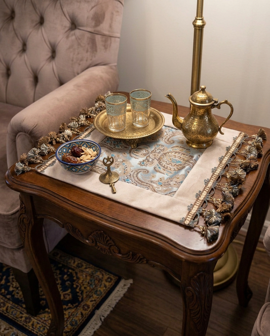 SUFRA Decorative Embroidered Table Topper