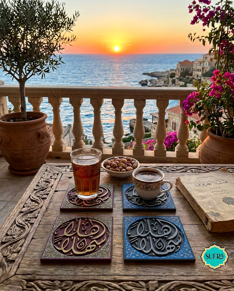 SUFRA “Ahlan Wa Sahlan” Arabic Coasters