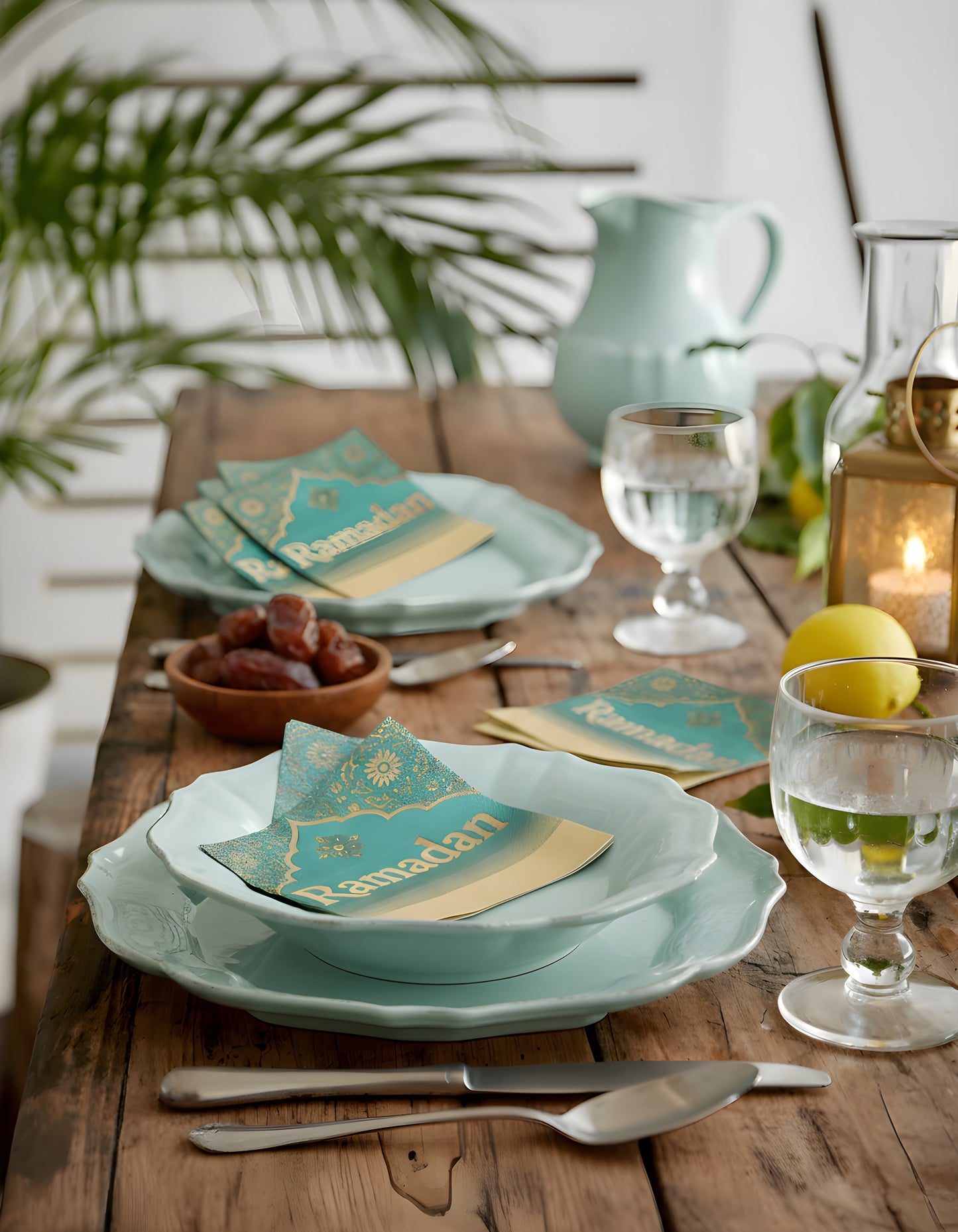 Ramadan Collection Luncheon Napkins –80 Count – Party Bundle (4 Packs)