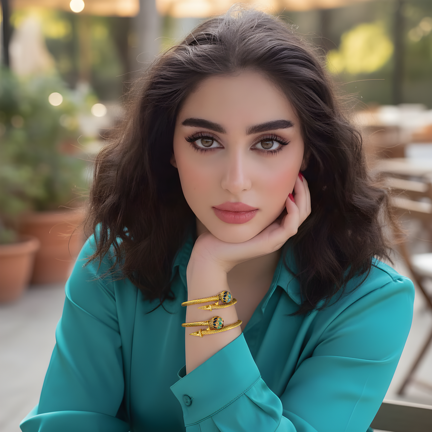 The Babylon Twist Bangle سوار بابلي ملتف